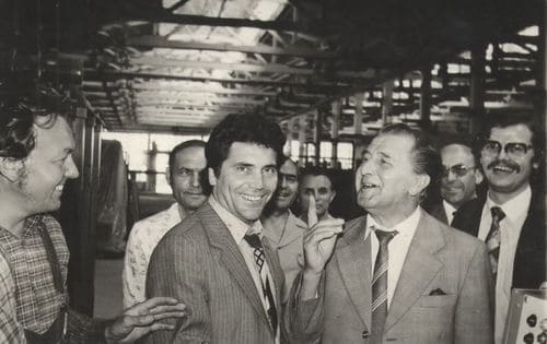 В бытность директором НКЭМЗ (А. Гловацкий – второй слева)