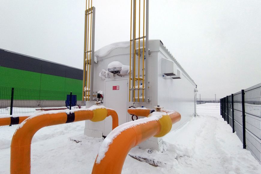 Пункт подготовки газа «ЭНЕРГАЗ» на площадке энергоцентра завода ХАЯТ