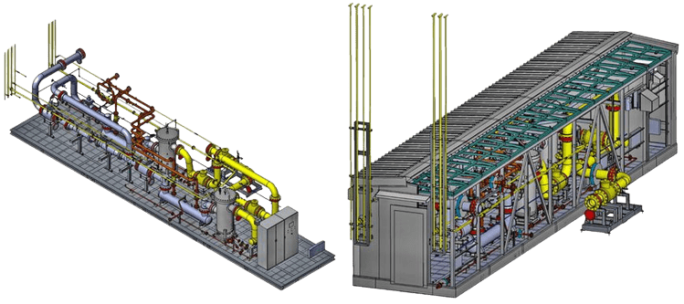 3D-модель газоприемной станции