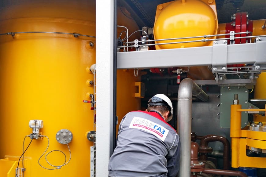 Компрессорные установки попутного газа на энергоцентре Усинского месторождения прошли плановый капремонт