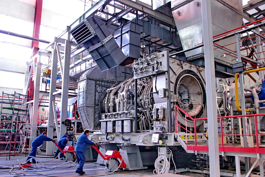 На испытательных стендах газовых турбин Невского завода модернизирована компрессорная станция топливного газа