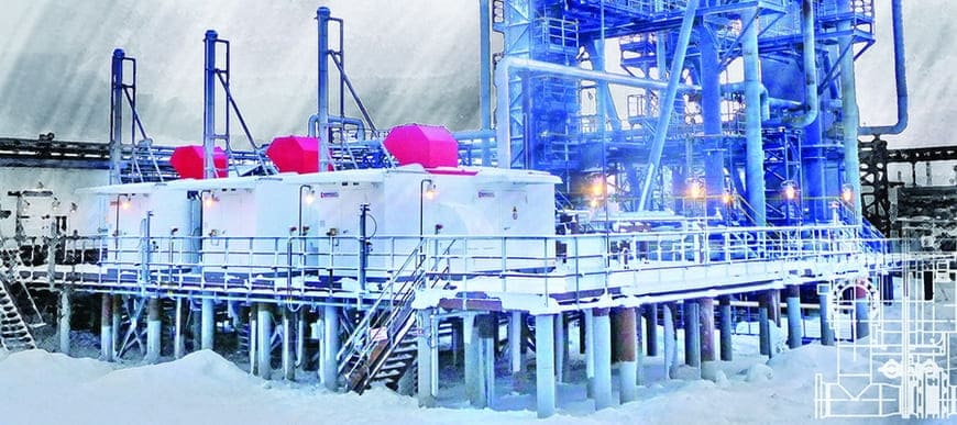 Компрессорная станция попутного газа на Варандейском месторождении – 10 лет надежной эксплуатации в условиях Крайнего Севера